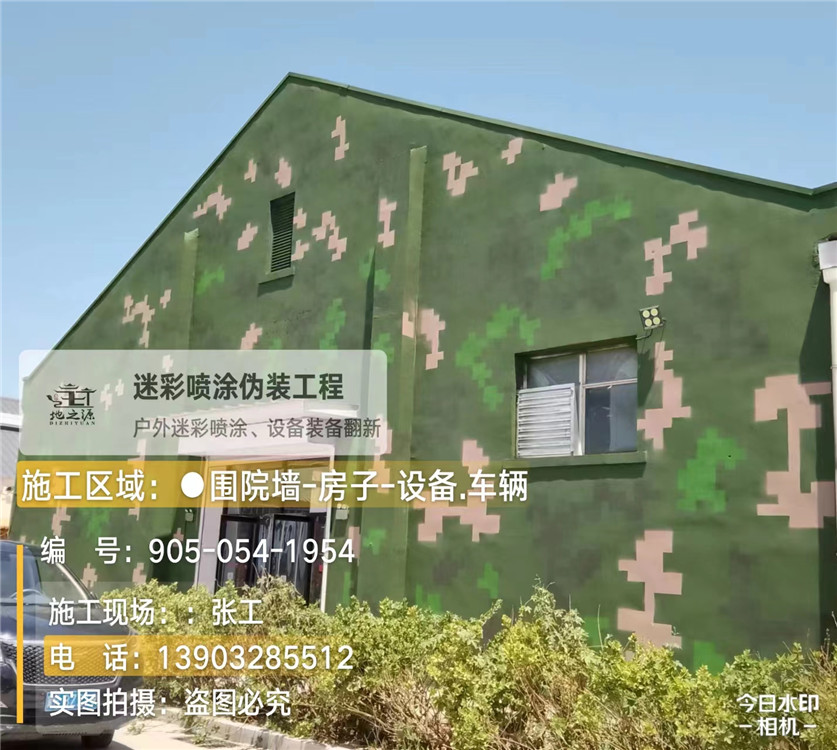 鞍山外墙数码迷彩漆施工报价清单（100㎡标准墙面测算）